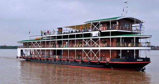 Journey aboard a custom designed luxury river boat