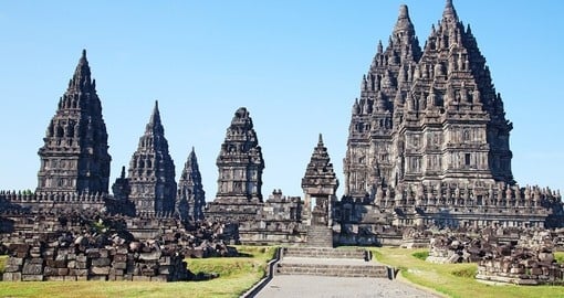 The Hindu temple complex - Prambanan