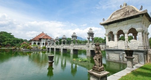 Architectural wonder at the Karangasem Water Temple