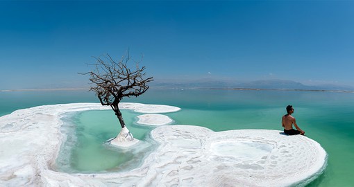 Defy gravity in the Dead Sea, the world's most popular salt sea