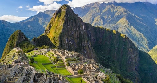 The ancient city of Machu Picchu