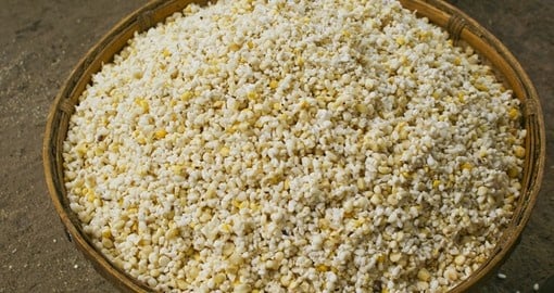 Tray of Corn to macerate