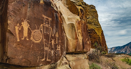 Explore dinosaur fossils, hiking trails, petroglyph sites and more at Dinosaur National Monument
