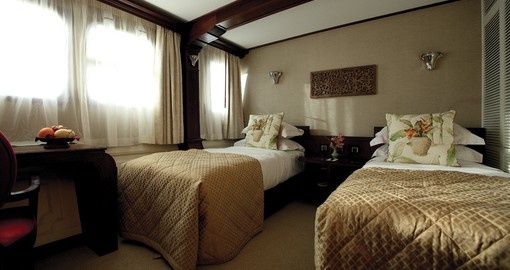 Rooms have flat-screen TVs and Bulgari amenities