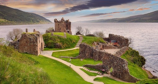 Live the archeological life while climbing through the preserved ruins of Urquhart Castle on the edge of Loch Ness