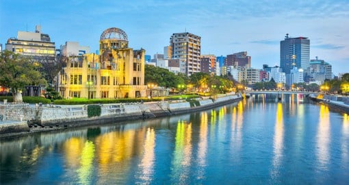 Hiroshima's Peace Memorial Park is one of the most prominent features of the city