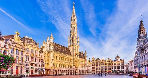 Enjoy the aesthetic wealth of the Grand Place, considered one of the most beautiful places in the world