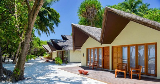 Experience ultimate comfort and tranquility as you kick back and relax at the luxurious Adaaran Select Hudhuran Fushi beach villa