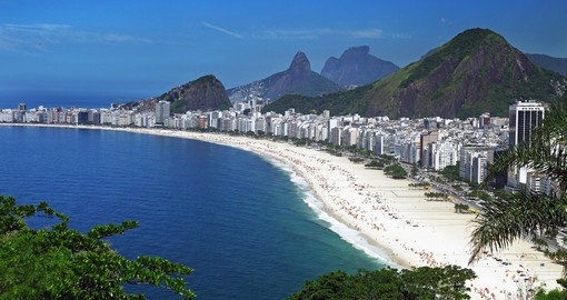 Enjoy Copacabana Beach during your next trip to Brazil.