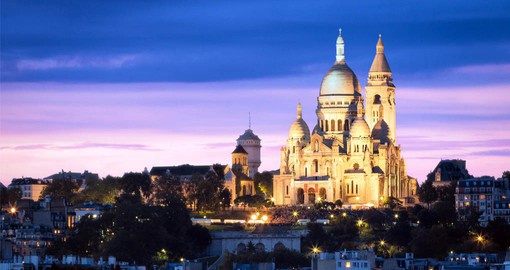 At the top of the famous Montmartre hill in the 18th arrondissement, Sacré-Coeur is one the jewels of Paris