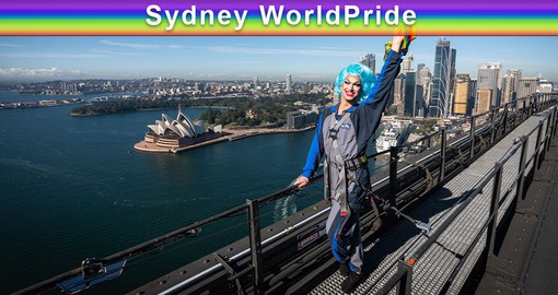 Get a panoramic view of Sydney from the Harbour Bride. Photo courtesy of BridgeClimb