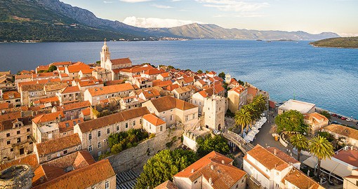 Korčula is one of the best-preserved medieval towns in the Adriatic