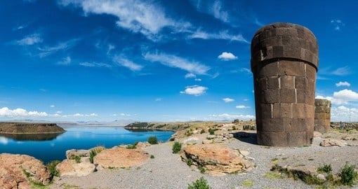The Burial Towers near Puno are a must see sight on your Peru tour