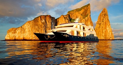 The M/V Ocean Spray visits the Galapagos islands