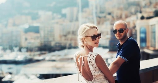Young couple in Monaco