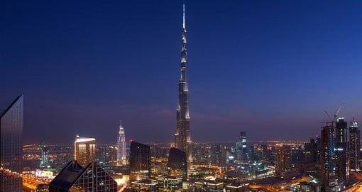 Burj Khalifa the tallest skyscraper in the world - Dubai