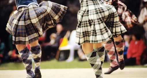 Highland dancers at the Highland Games