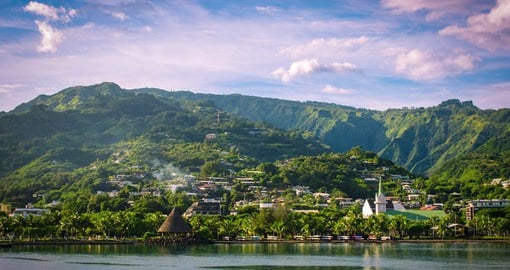 Enjoy the view of beautiful Papeete, the Heart of French Polynesia on your next trip