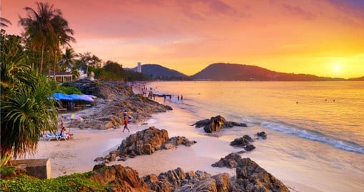 Walk on the amazing Patong Beach in Phuket during your next Thai vacations.