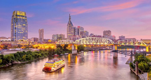 Capital of Tennessee, Nashville is home to legendary country music venues