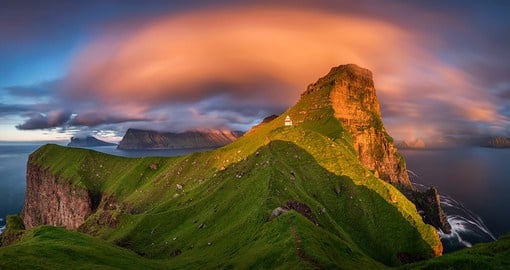 Part of the Kingdom of Denmark, The Faroes are comprised of 18 volcanic islands