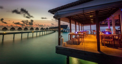 Dine with a stunning sunset view at Centara Grand Island Resort and Spa's Azzuri Mare Italian Restaurant