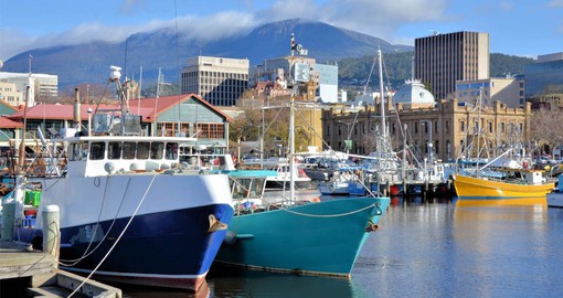 Experience the city’s heritage charm and gorgeous position in the shadow of Mt. Wellington at Hobart.
