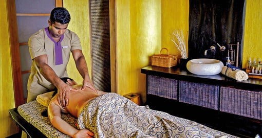 The Asian style spa is the largest of its kind in the Maldives