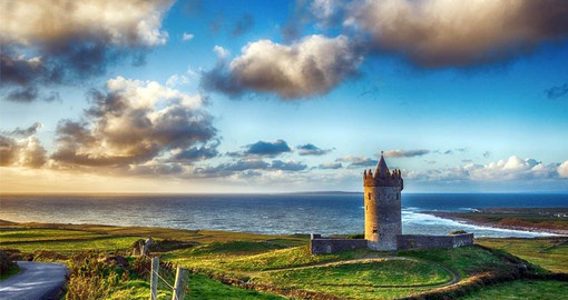 Doolin, situated on the Wild Atlantic Way, boasting some of the most breathtaking scenery in Ireland