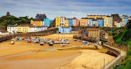Explore colourful Tenby on your Wales tour