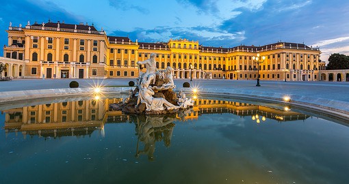 Experience extravagance at Schönbrunn Palace with its 1440-room building and breathtaking surrounding gardens