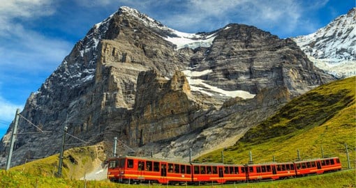 Train to Jungfrau Station, know as the "Top of Europe"