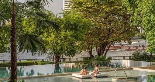 The gorgeous Four Seasons Bangkok at Chao Phraya River is one of Bangkok's most luxurious resorts