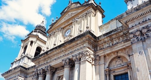 Visit Cathedral in the Center of Guatemala City during your next Guatemala vacations.