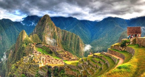A creation of the Inca Empire, Machu Picchu sits on the eastern slopes of the Andes