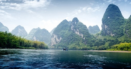 Beautiful Yulong River in Guilin