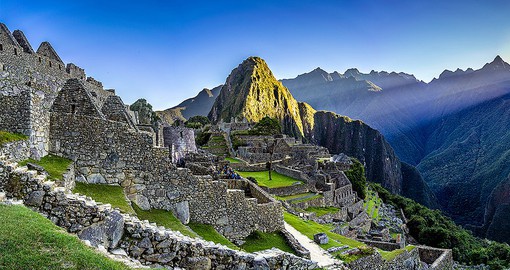 The 15th century Inca citadel at Machu Picchu