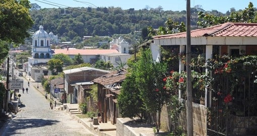 The colonial village of Conception de Ataco