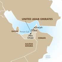 United Arab Emirates Destination Map