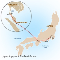 Japan Singapore Thai Beach Escape