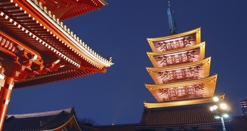 Asakusa Temple - Tokyo's famous landmark is always a highlight on our clients Japan tours.