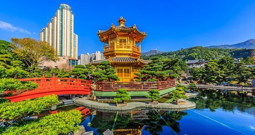 Break away from the concrete jungle of Hong Kong for a stroll through the Nan Lian Garden