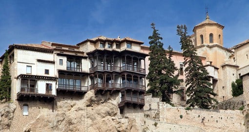 Once a common site, The Hanging House of Cuenca date from the medieval era