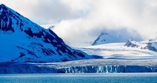 Glacier in the Arctic Circle