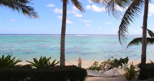Explore and walk on your personal beachfront in Rarotonga during your next Cook Island Vacation.