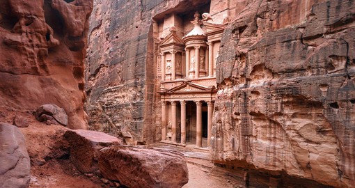 Petra, the sandstone city was built in the 3rd century BC