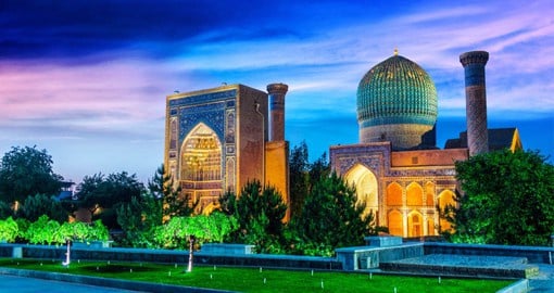 Samarkand, Uzbekistan is one of the oldest cities of Central Asia with an old town dating from medieval times