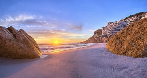Cape Town features many beautiful Atlantic Beach communities