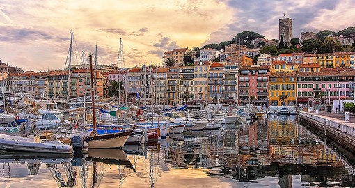 Famed for its international film festival, Cannes is a fashionable resort on the French Riviera