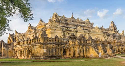Learn about culture in the ancient Bon Zan Monastery during one of your Myanmar Tours.